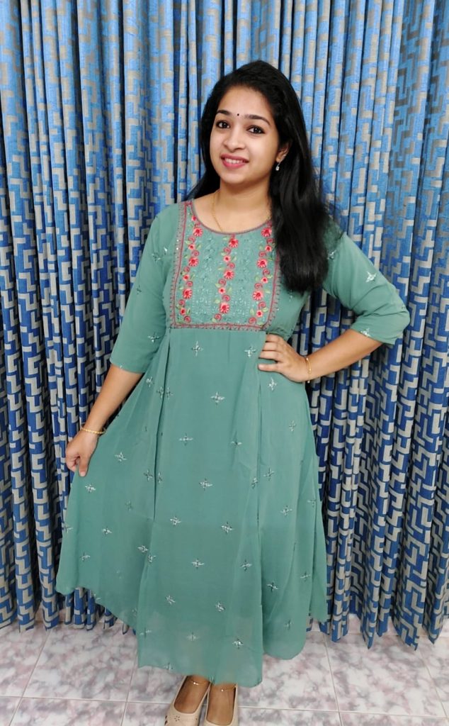 Maternity/Party-Wear/Feeding Kurtis- Dark Pista Green – Priya's Magic World