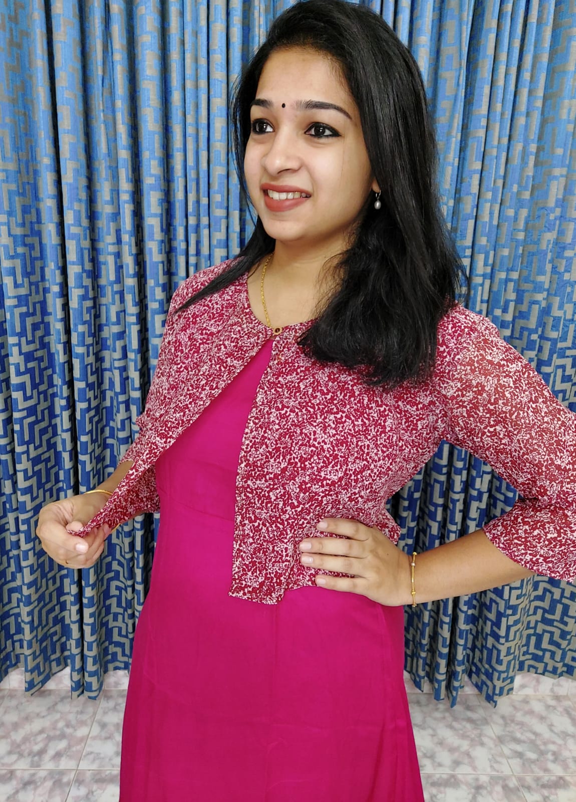 Kerala Style Skirt and Blouse – Vedhika Fashion Studio