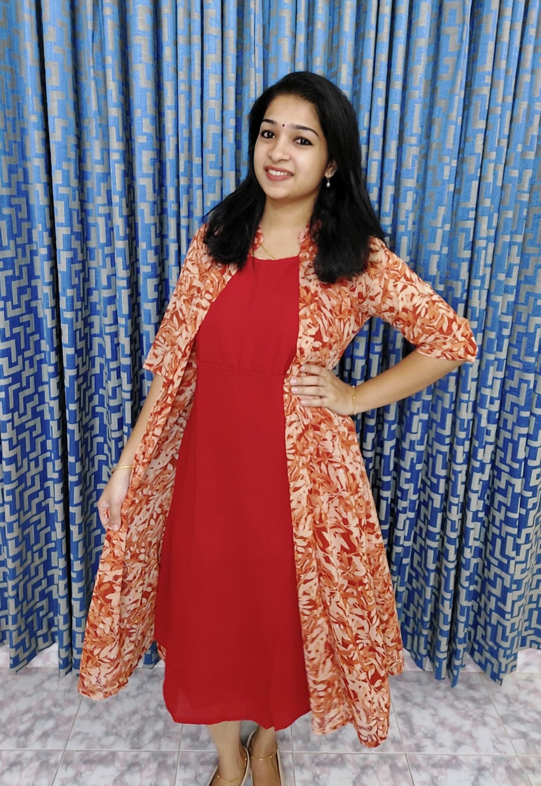 Party Wear Full Sleeve Kurti with jacket of Pure Cotton, Size: Medium at Rs  990/piece in Kolkata