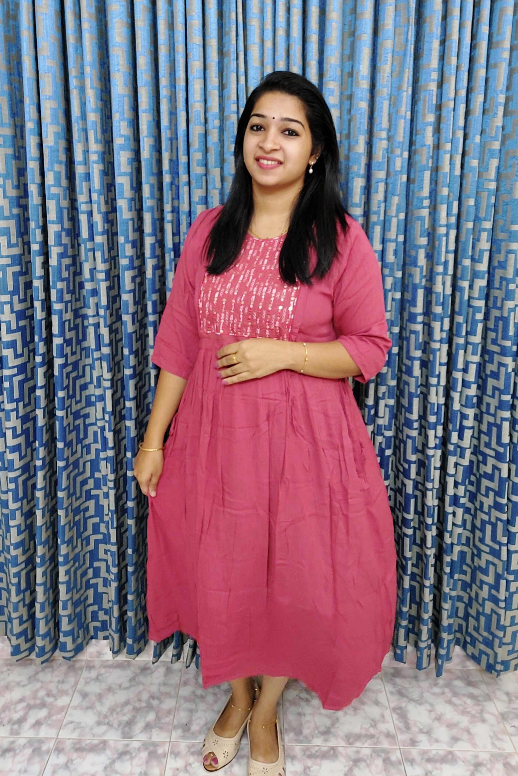 Hridaya new latest designer soft cotton printed maternity kurti, feeding  kurti combo, pregnancy dress combo pack