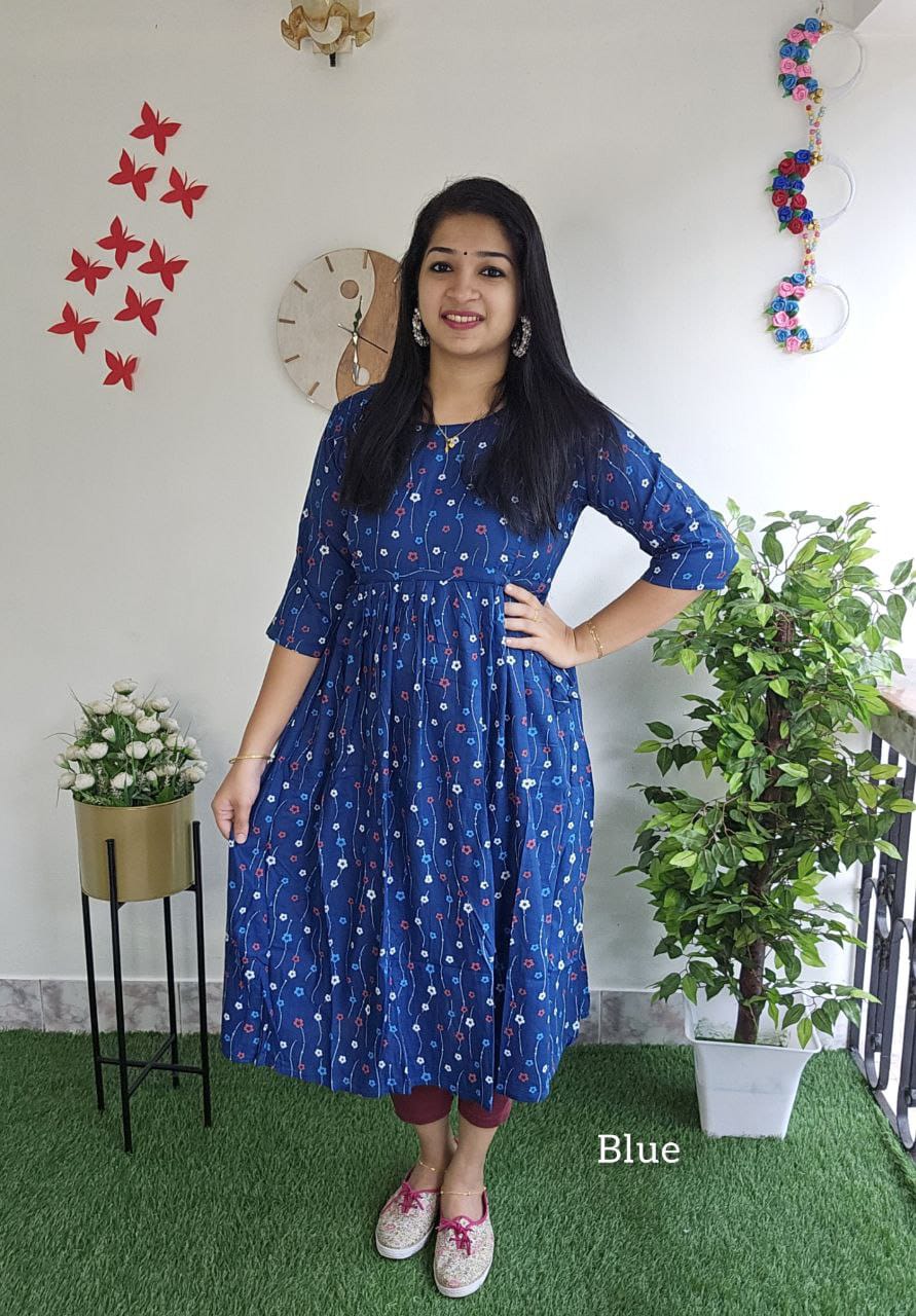 Feeding/Budget-buy Maternity wears-TEAL BLUE – Priya's Magic World
