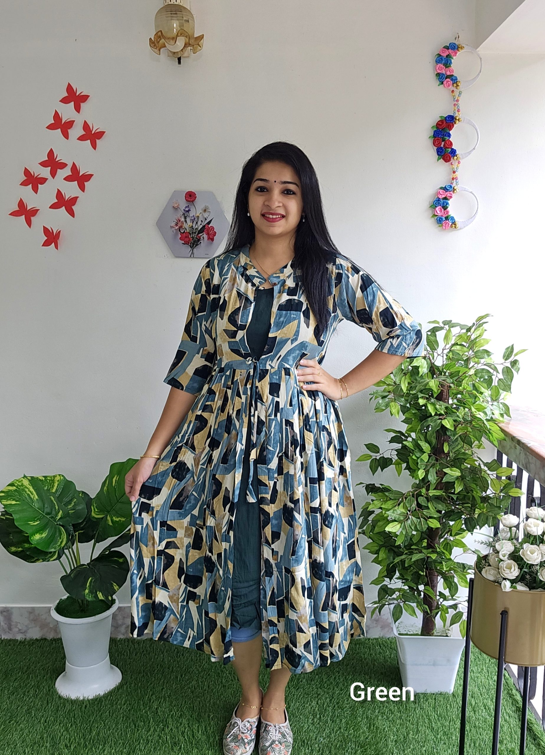 MATERNITY/ FEEDING KURTI (JACKET MODEL) – Priya's Magic World