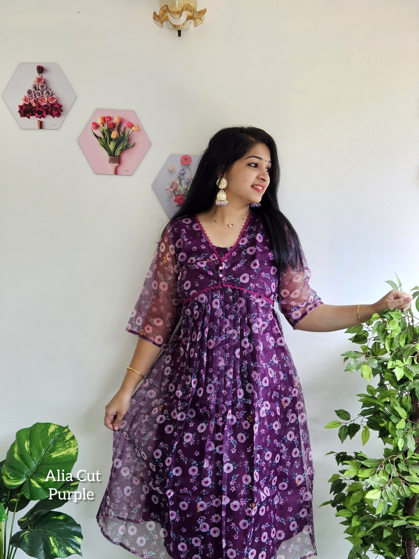 Aishwarya Maternity Alia Cut Kurthi with side slit – Preethi Shapewear