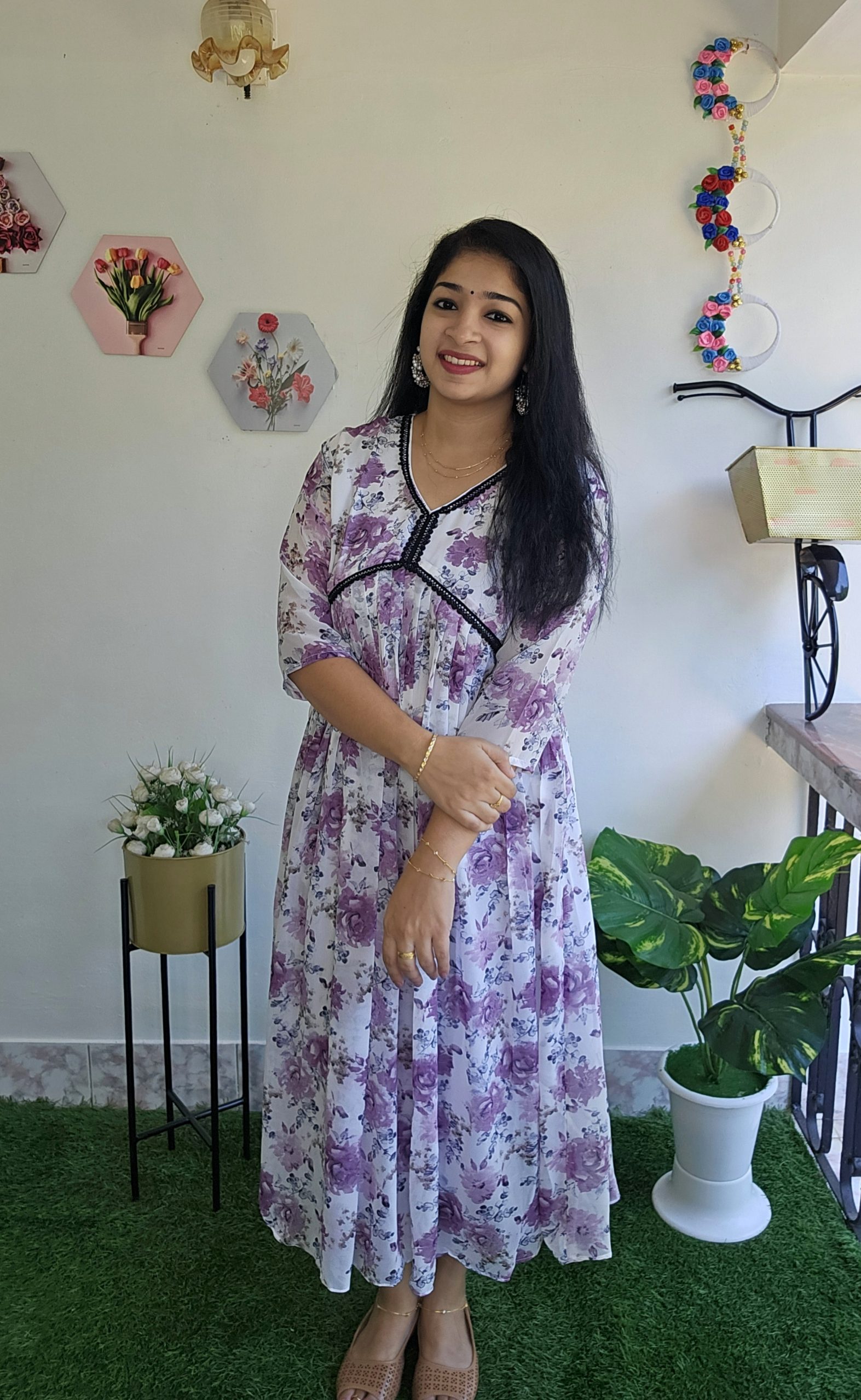 Normal/Alia Cut/ kurtis-DUSTY PURPLE – Priya's Magic World