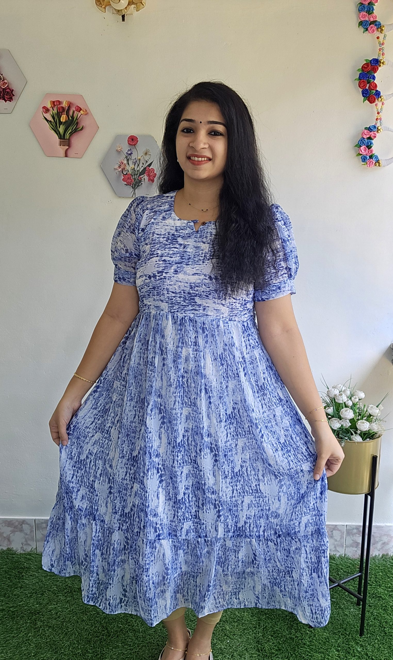 NORMAL/FROCK-BLUE – Priya's Magic World