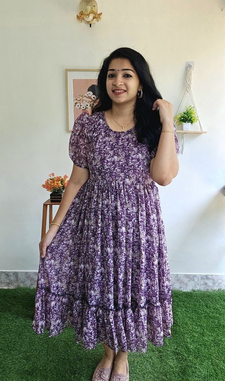 Maternity/Preminum Feeding Kurtis-WINE – Priya's Magic World