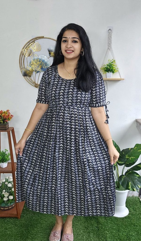 Normal /Handwork/ Model Kurtis-BLACK2 – Priya's Magic World